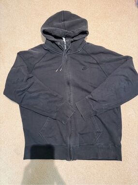 Nike Black Full-Zip Hooded Sweatshirt
